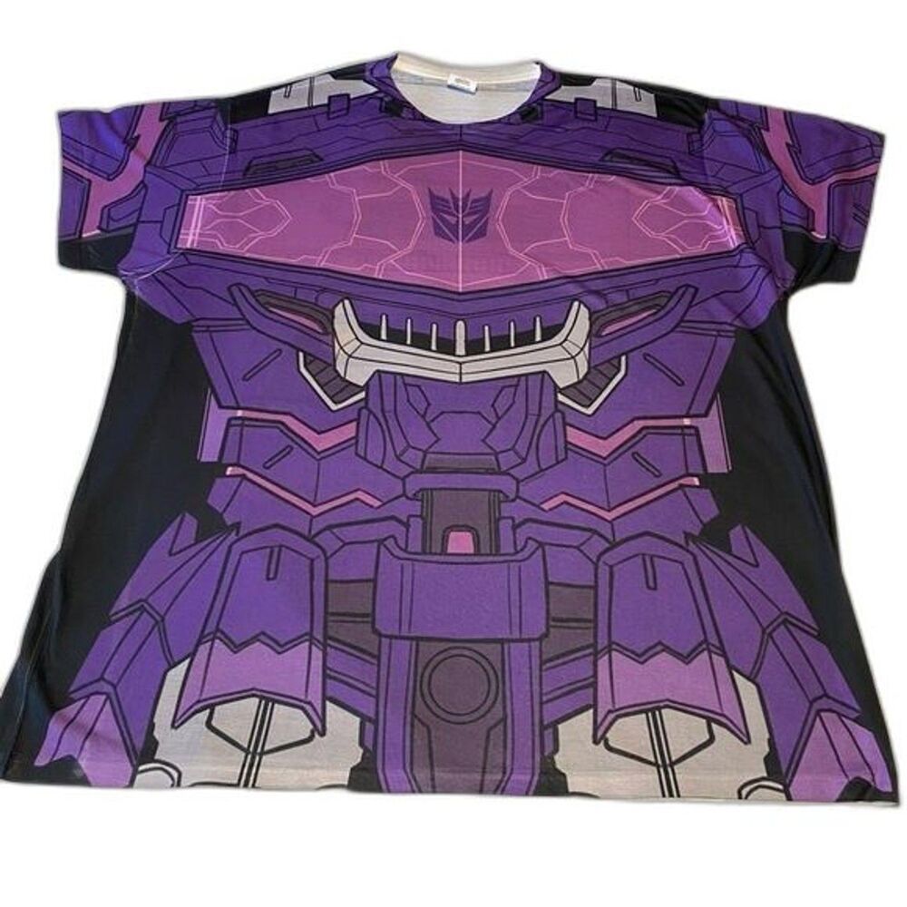 Transformers Decepticon Men’s Shockwave costume tee shirt size 3XL NWOT